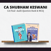 CA Final Audit | Question Bank + MCQ by CA Shubham Keswani | For Jan 26 & May 26 Exams